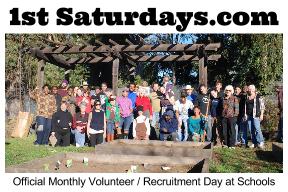 #1stSaturdays is the official monthly volunteer/recruitment day at school sites